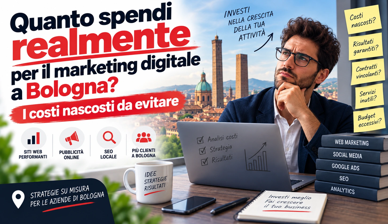Costi Marketing Digitale a Bologna: Scopri i Nascosti