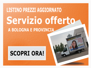 pubblicita' su camion a vele girevoli