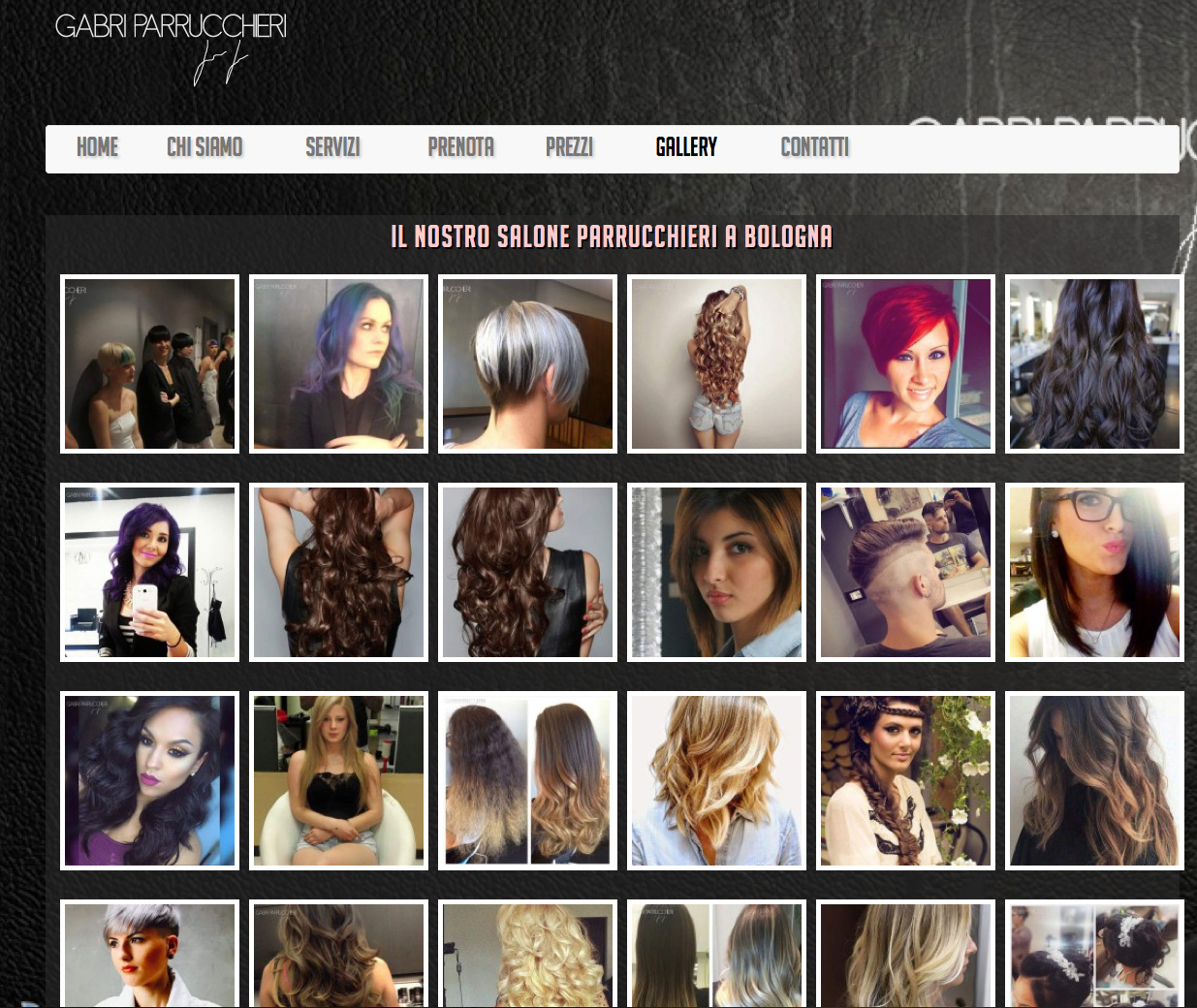 Realizzazione siti web per hairstylist, salone parrucchieri
 class=